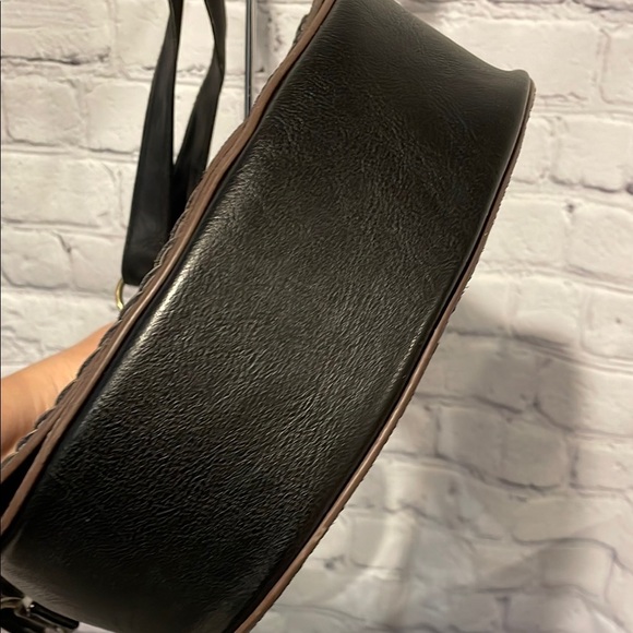 T-Shirt & Jeans Black Crossbody Bag with Braided Accents - Picture 8 of 8